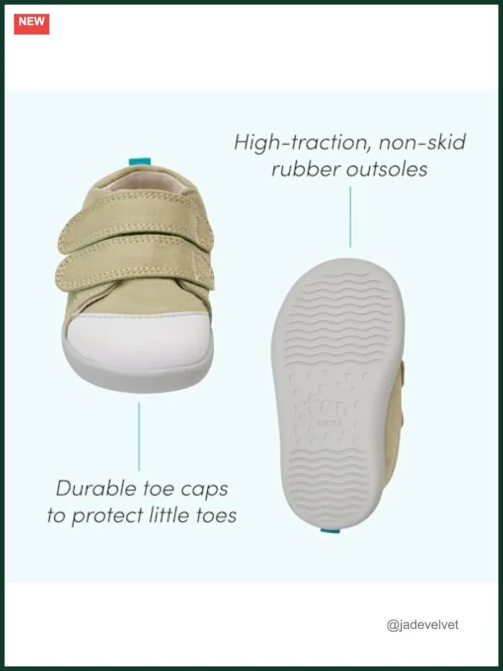 Lightweight Breathable Cotton Baby Walker Sneakers Non-Slip Wide Feet Hook &